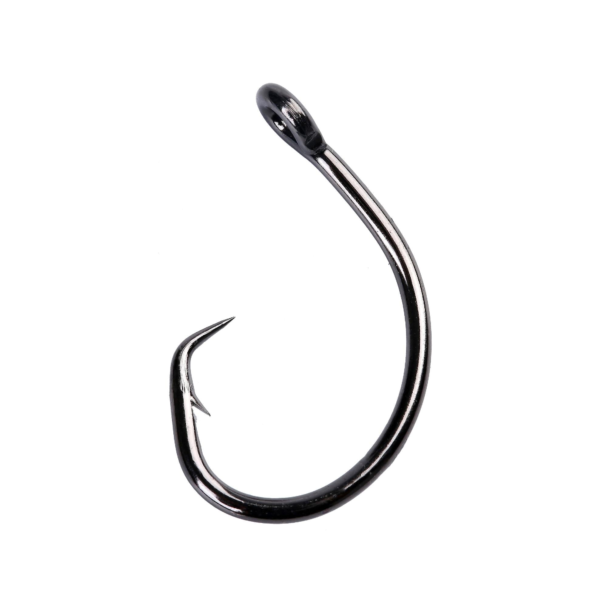 Mustad 39931NP-BN 2X Strong Inline Demon Circle Hooks Size 3/0 Jagged Tooth  Tackle