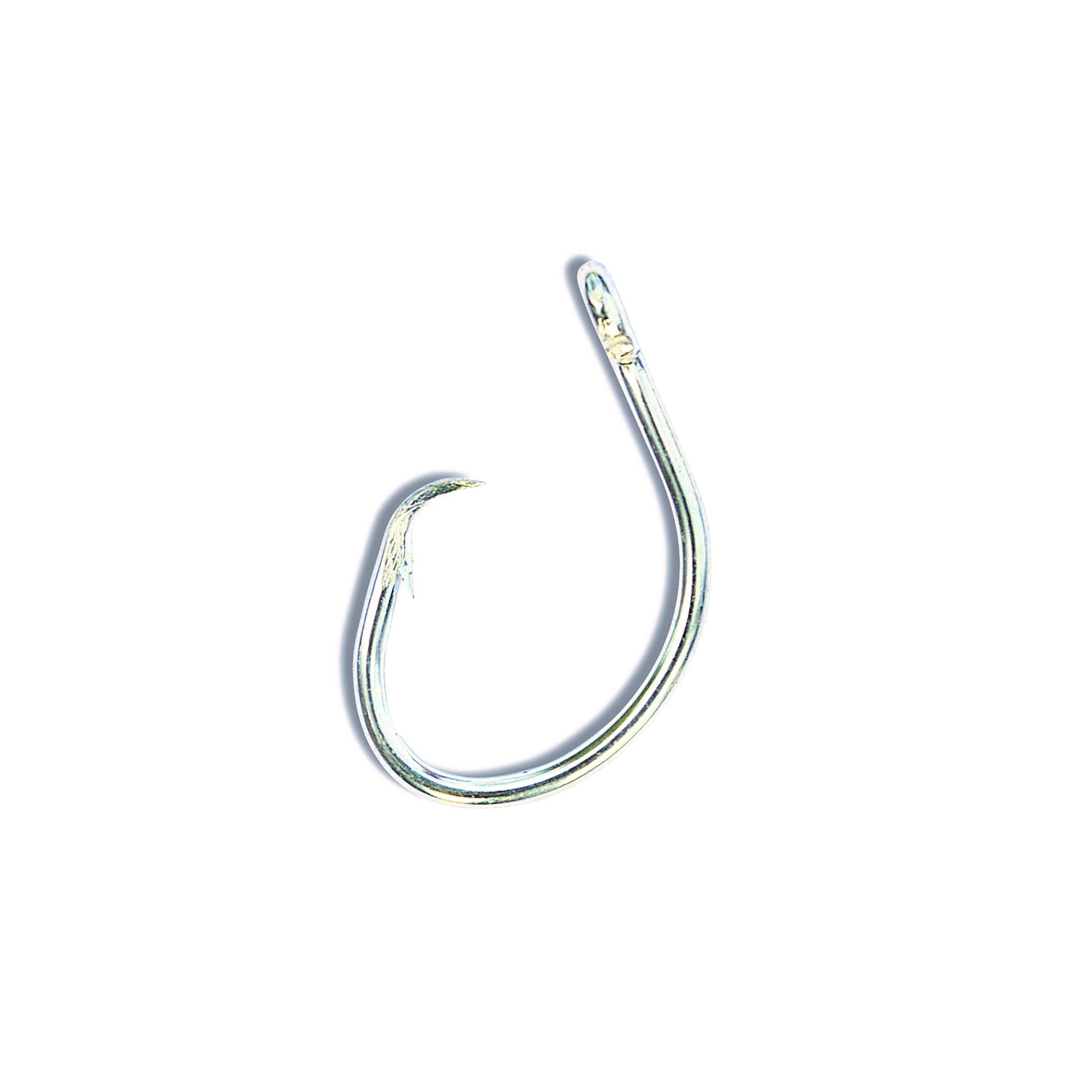  Mustad Demon Perfect Circle, in-Line 1X Fine Wire - Red-Size  1/0 - Pack of 10 : Fishing Hooks : Sports & Outdoors