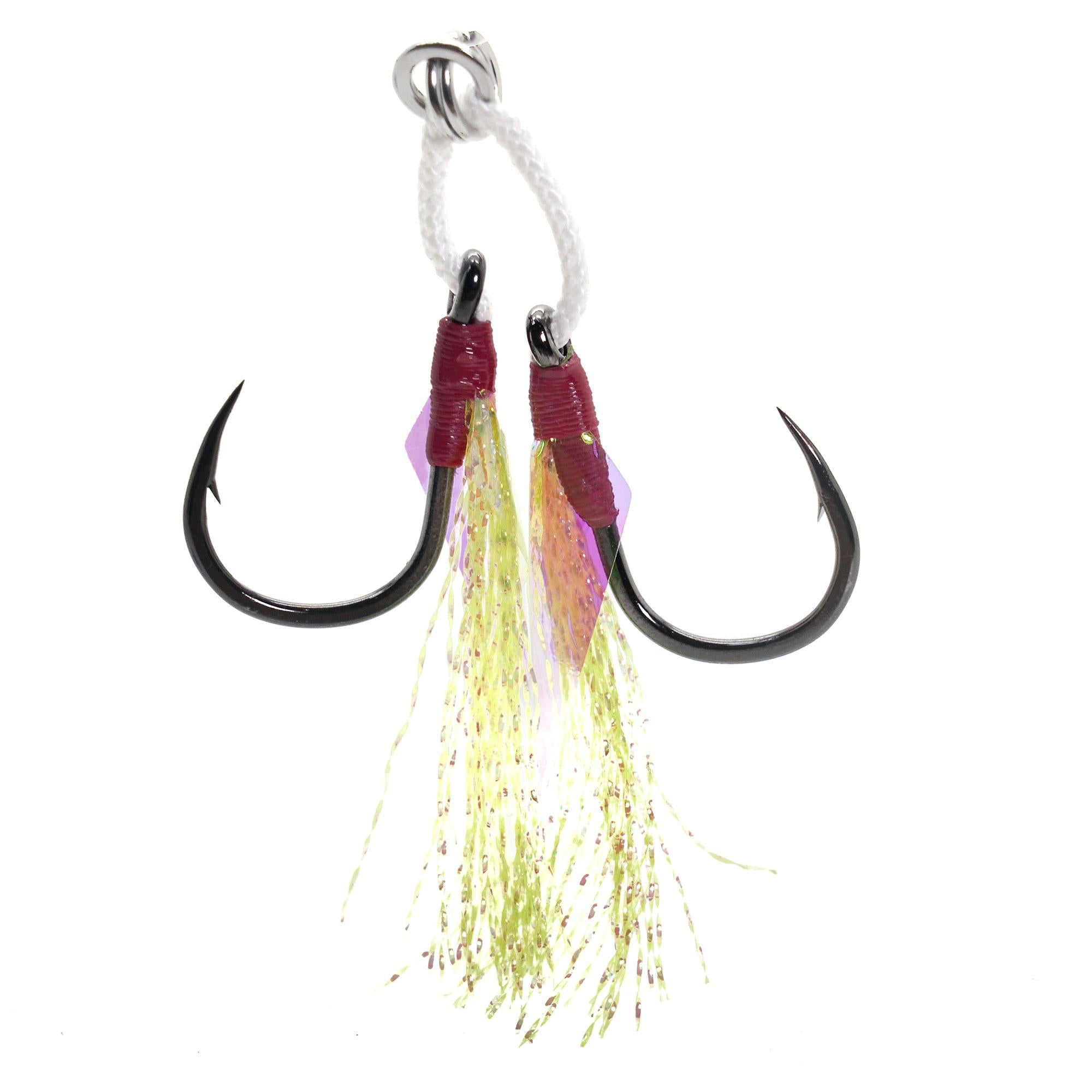  Goture Jigging Double Fishing Assist Hooks Size 7/0