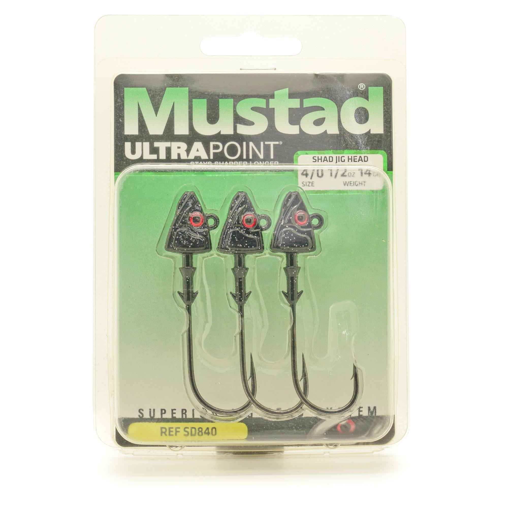 Mustad Xtra Strong round head jig size 8/0 50g 2 pieces