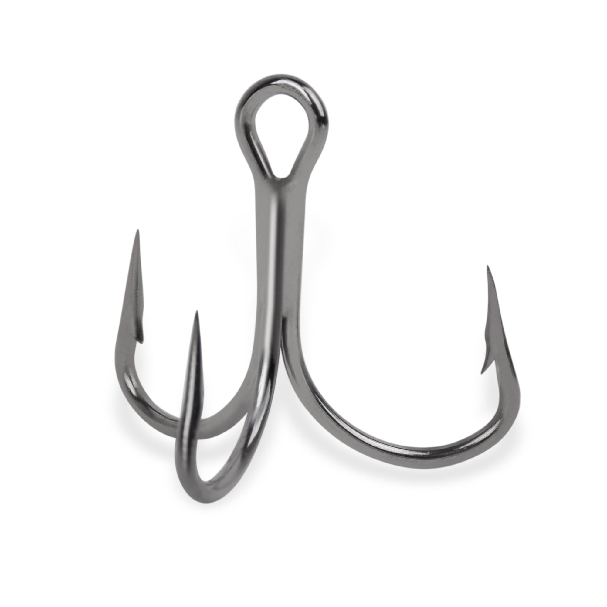 KVD Elite Triple Grip® Treble Hook - 2X Short - 6 / Black Nickel / 1000