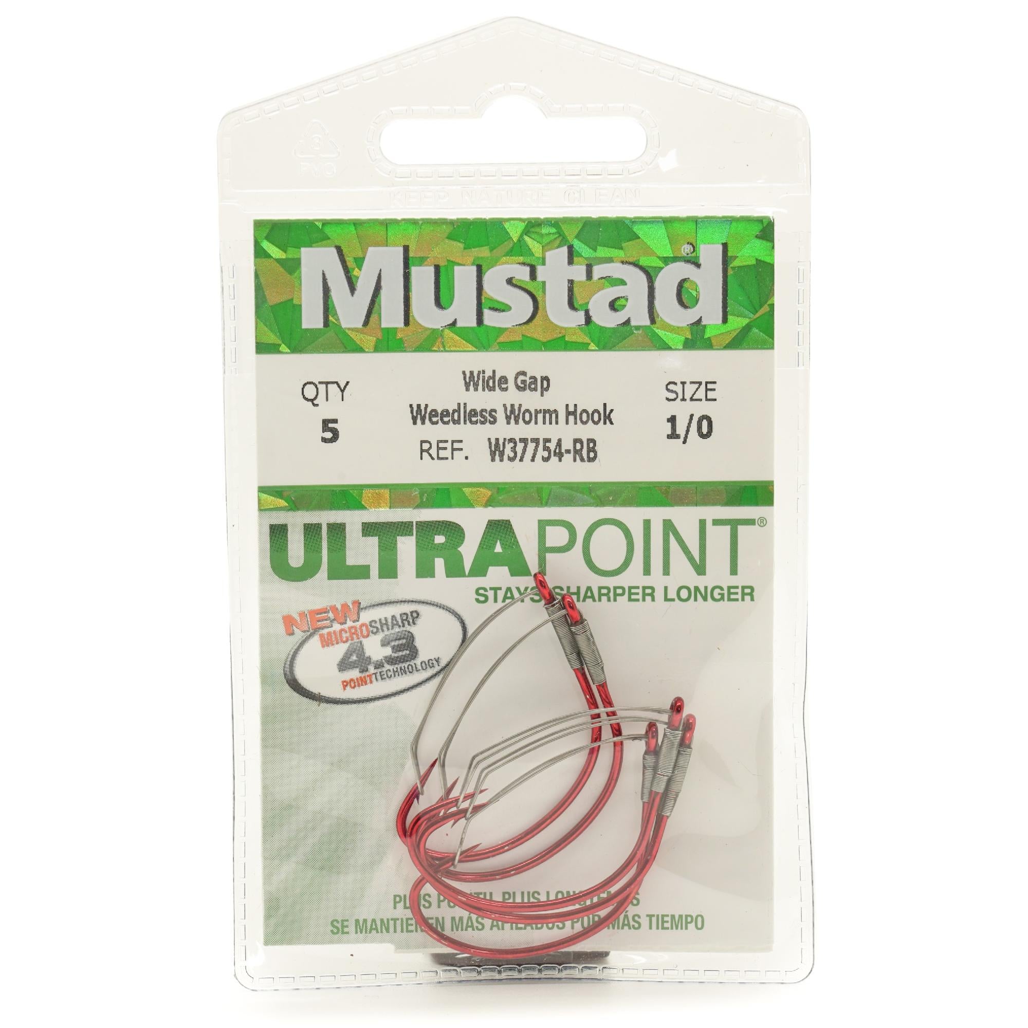 Mustad Weedless Fishing Hooks for sale