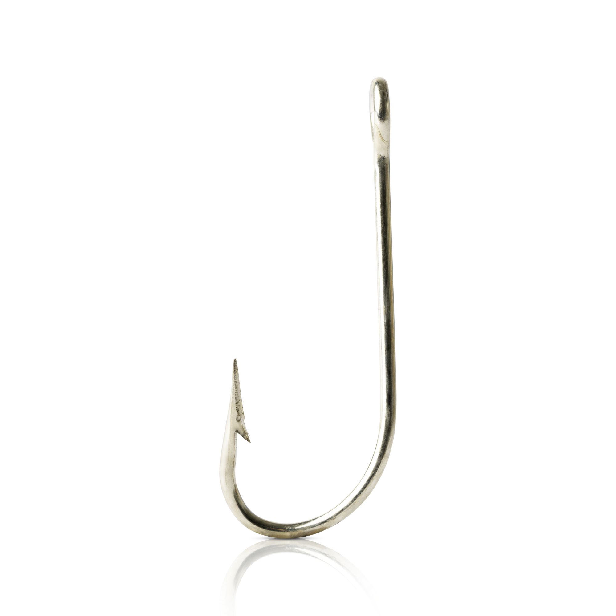 100x Mustad 4540 1/2 Bronze Long Shank Kirby Fishing Hooks - Size 4