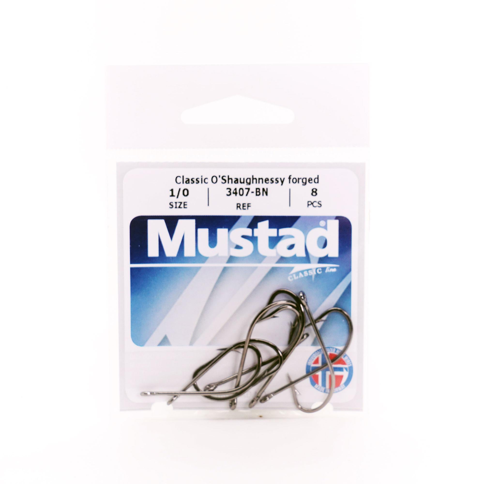 MUSTAD O'SHAUGHNESSY OPEN RING HOOK 34091 – Big Dog Tackle