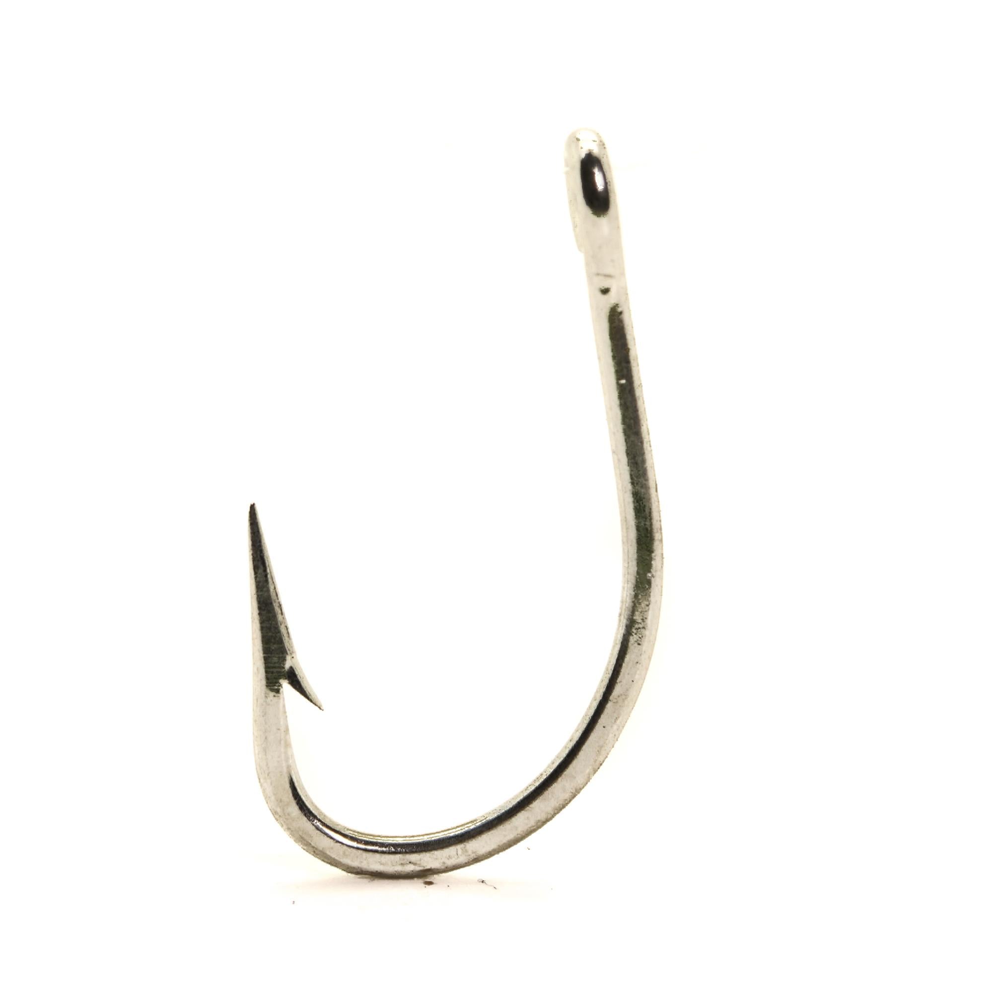 Mustad Wide Gap Black Nickel Jigs Fishing Hooks 100 Count Size 6/0