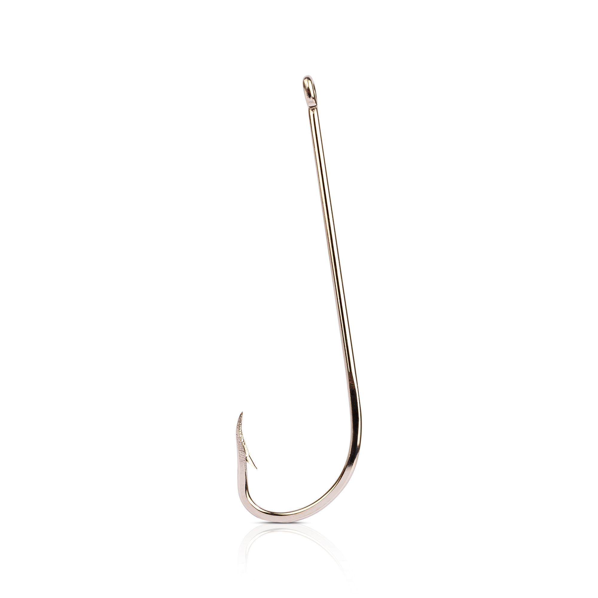 Mustad Long Shank Beak Hook (Nickel) - Size: #6 12pc 