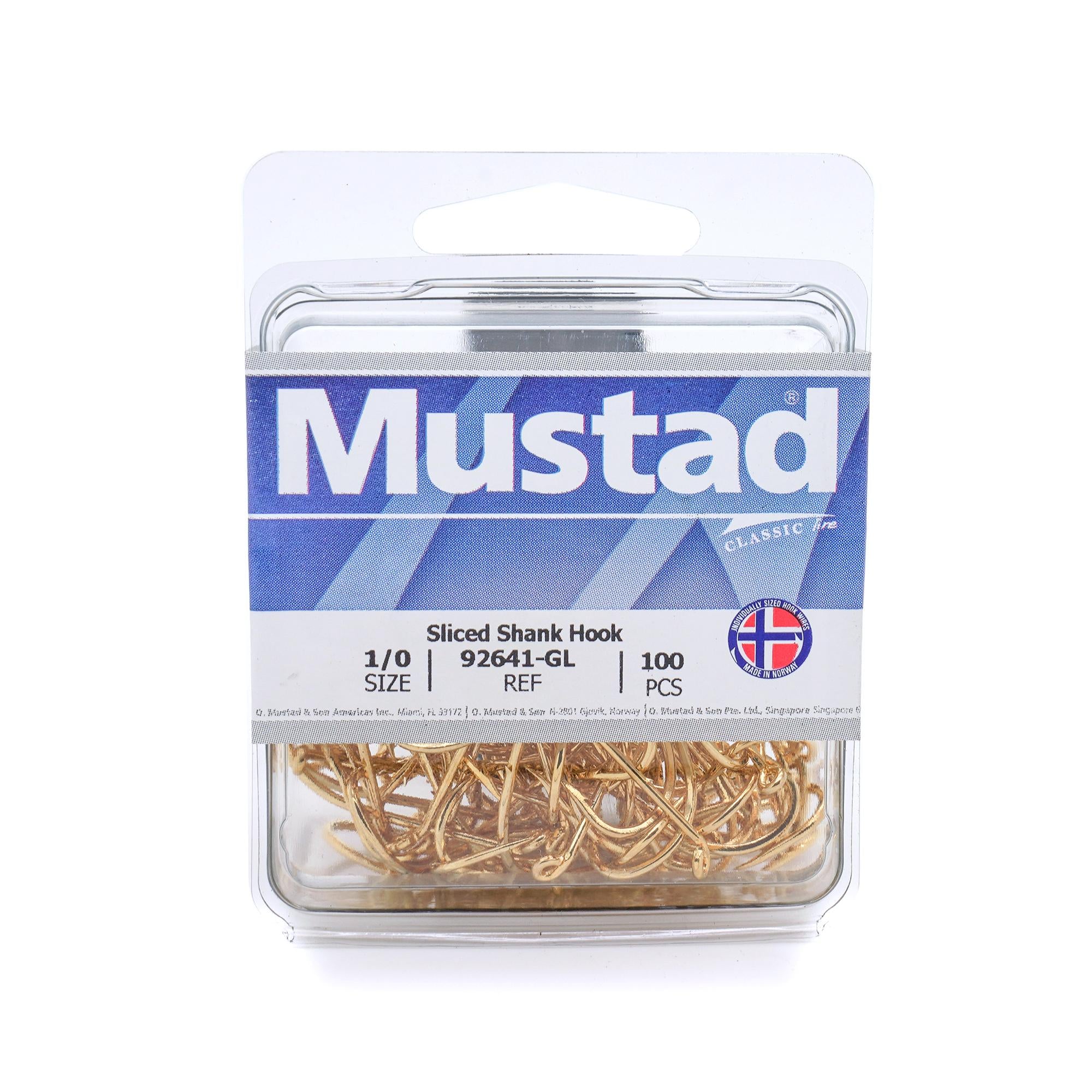 Mustad - Baitholder Hooks - Size 2/0, 8 pack - $1.95 - 92661-NI 