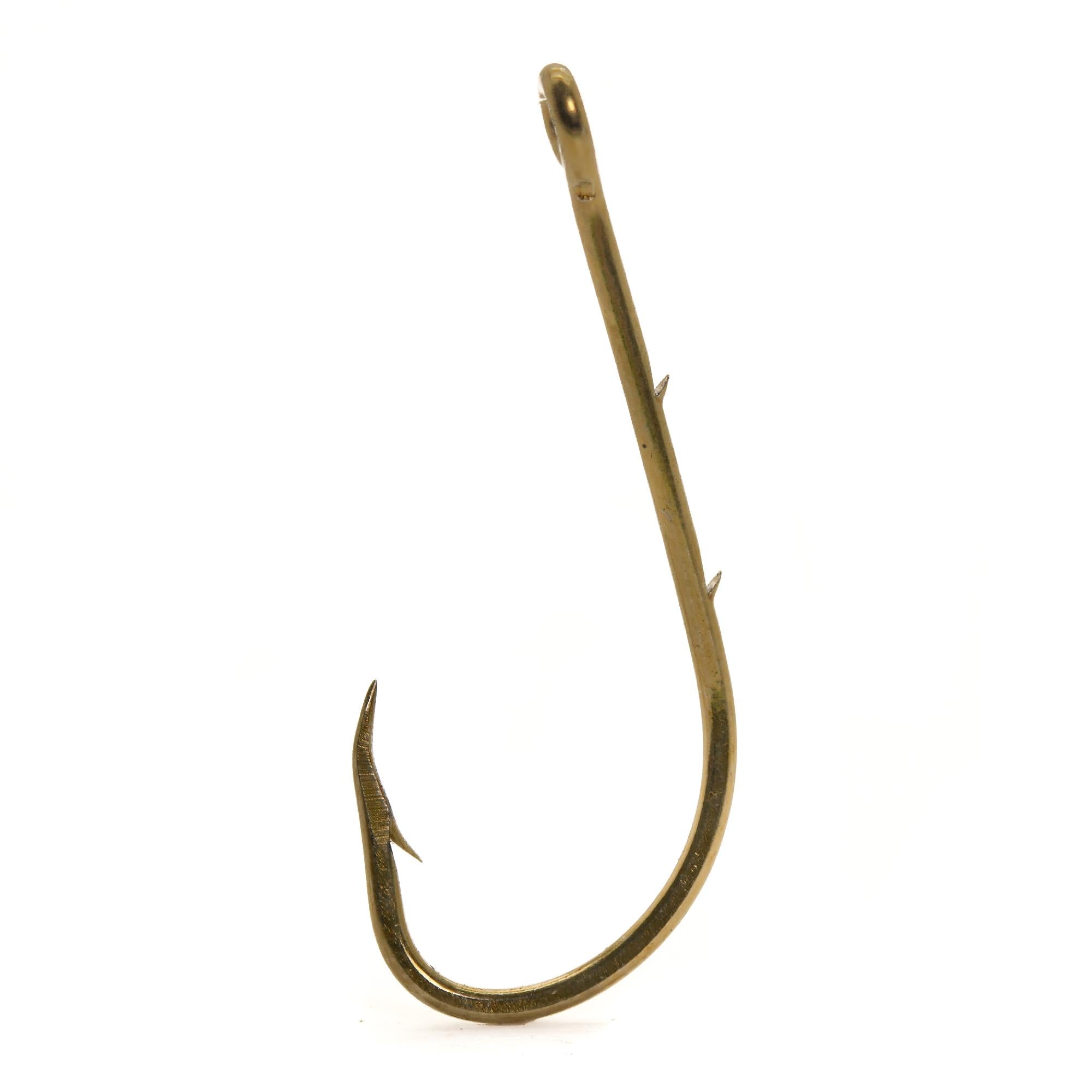 1 Packet of Mustad 92647NPBLN Long Baitholder Chemically Sharp Fishing Hooks