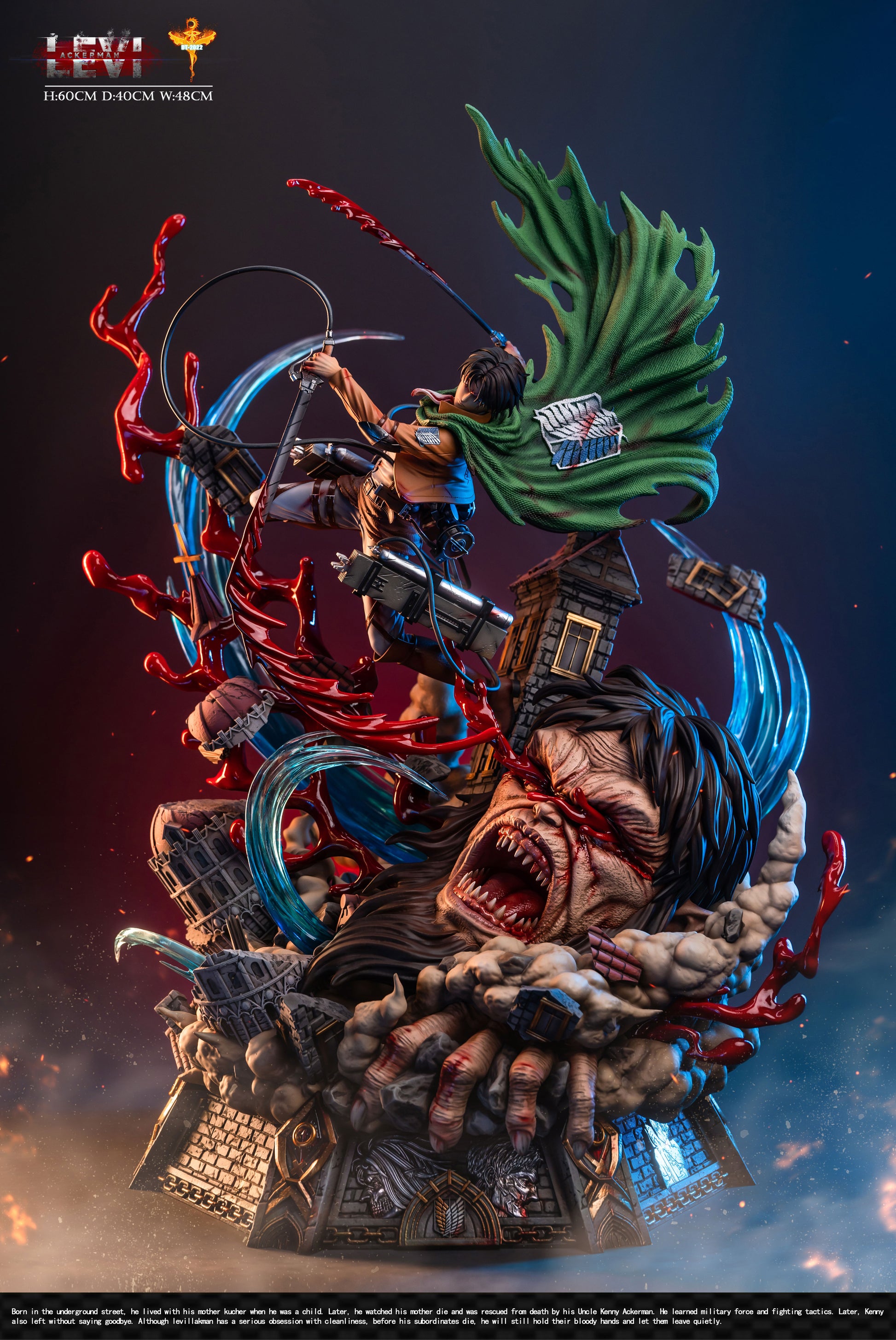 DT STUDIO – ATTACK ON TITAN: LEVI ACKERMAN VS BEAST TITAN [SOLD OUT] – FF  COLLECTIBLES