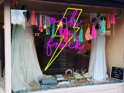 Shop window | bespoke props | Retail display | Rock the Day Essex