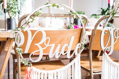 Rock the Day Styling | Bespoke Wedding Props