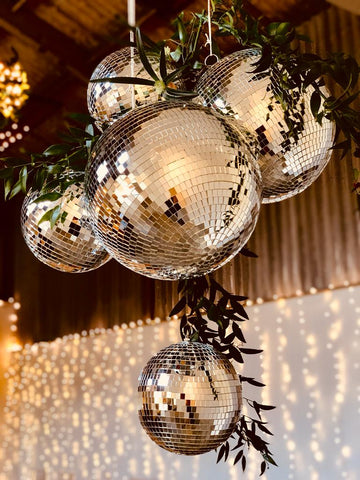 disco balls decor | disco balls for hire | prop hire | bespoke props and styling | party hire Essex