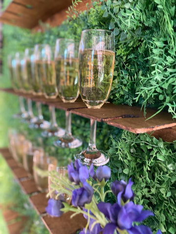 champagne wall- product launch event in London