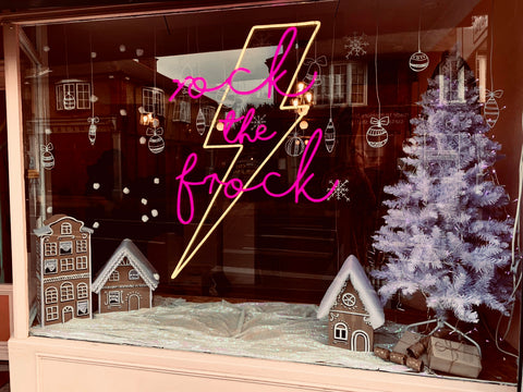 Shop window display | bespoke props | Retail display | Rock the Day Essex