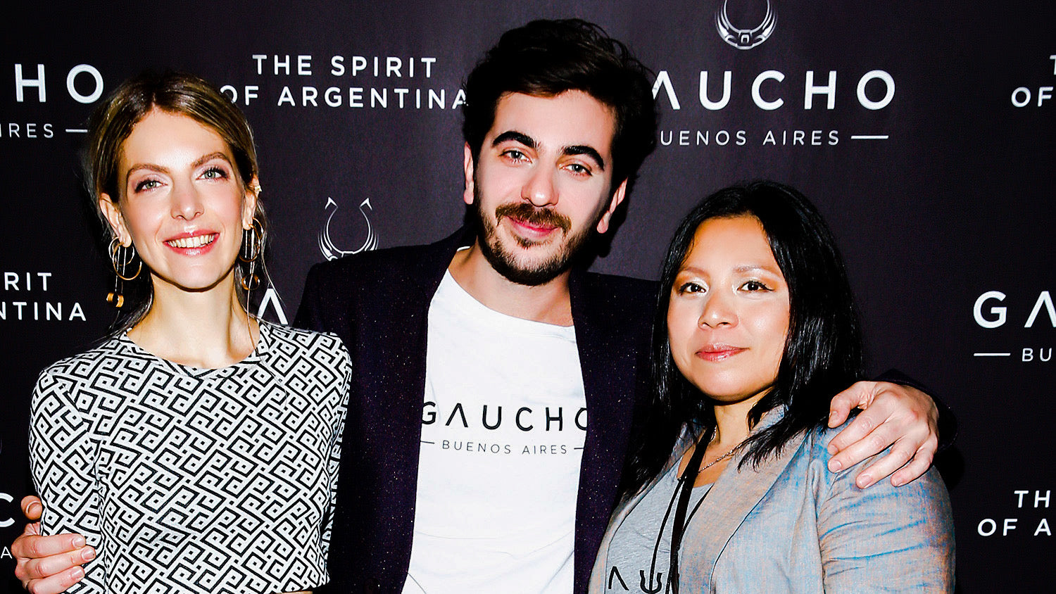 PICTURED FROM LEFT TO RIGHT: GAUCHO - BUENOS AIRES DESIGNERS CARMEN VILS, GUIDO SPANGENBERG, AND ERICA SORIANO