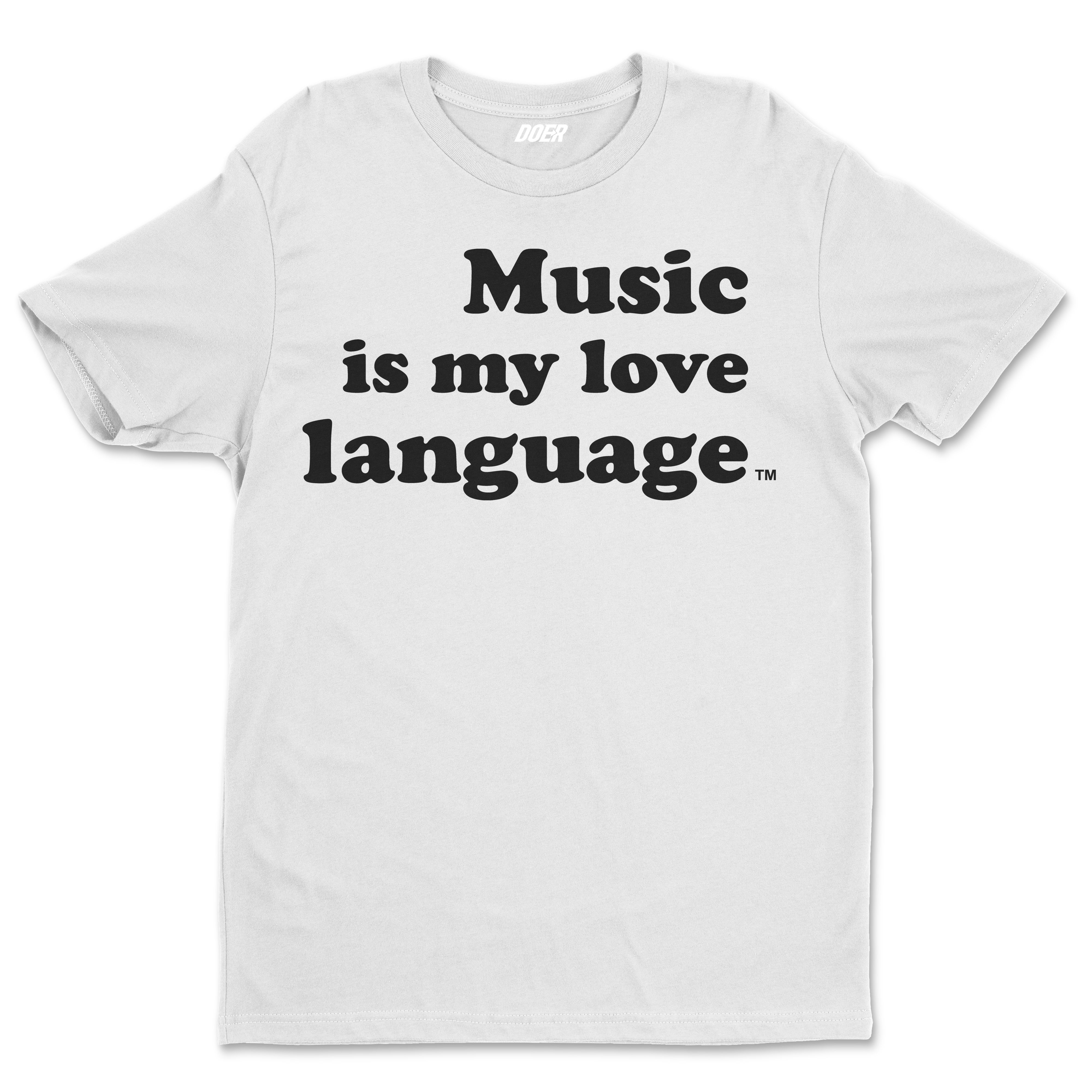 Music is my love language shirt - DoersClothing product image