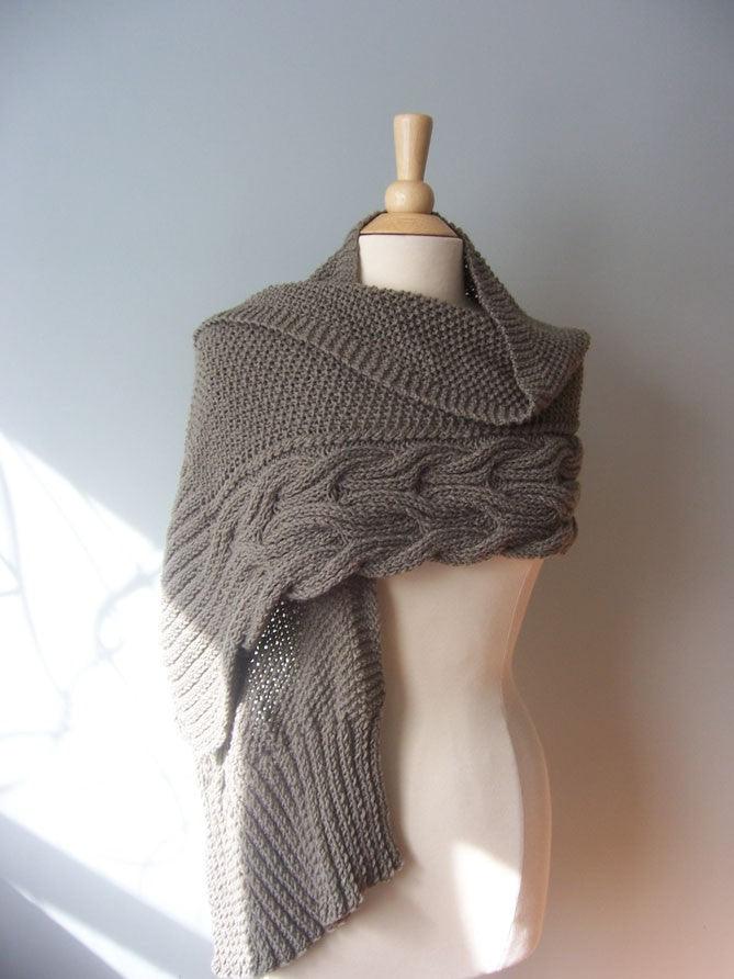 Aspen Wrap Shawl Knitting Pattern | Precious Knits Shop