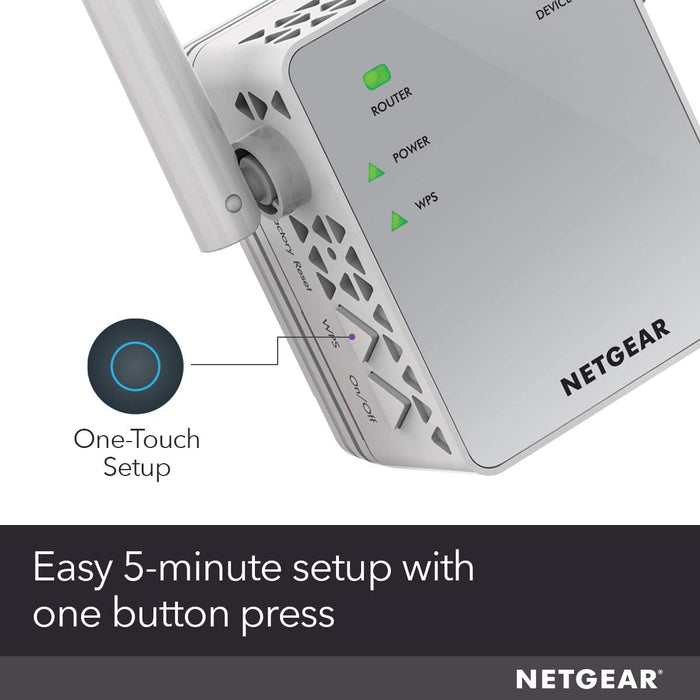 Netgear AC750 WiFi Range (EX3700-100NAS) — WE LOVE TEC