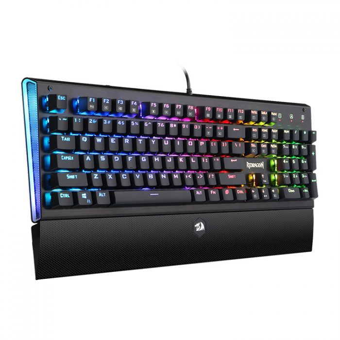 Redragon K569RGB-SP ARYAMAN Mechanical Gaming Keyboard, Black, Spanish ...