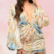Load image into Gallery viewer, Tie Dye Satin Dress
