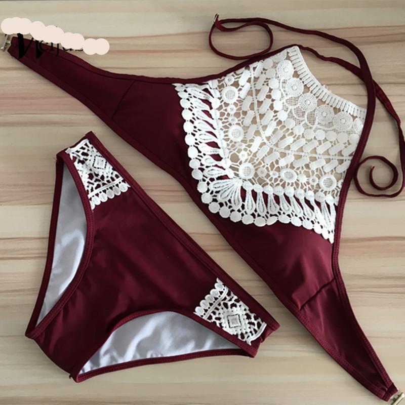 maroon bathing suit