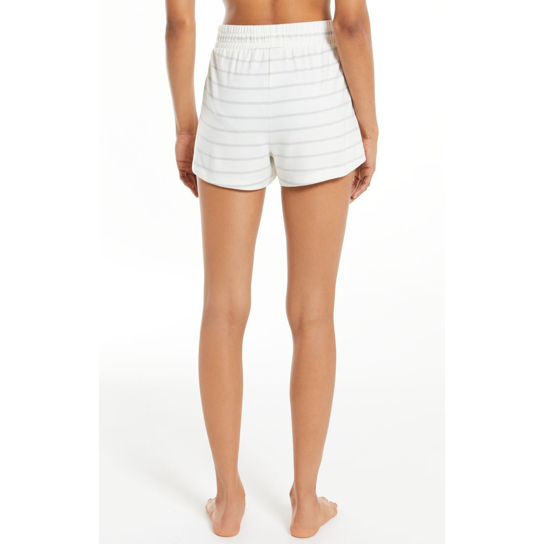 Sporty Stripe Short In Bone