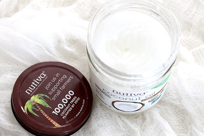 With exfoliating coconut shreds, be prepared to give your skin a tropi