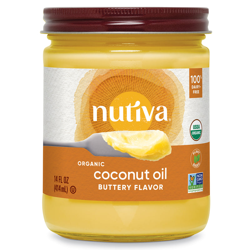 Absorberen bezig Stiptheid Organic Coconut Oil with Butter Flavor | Nutiva