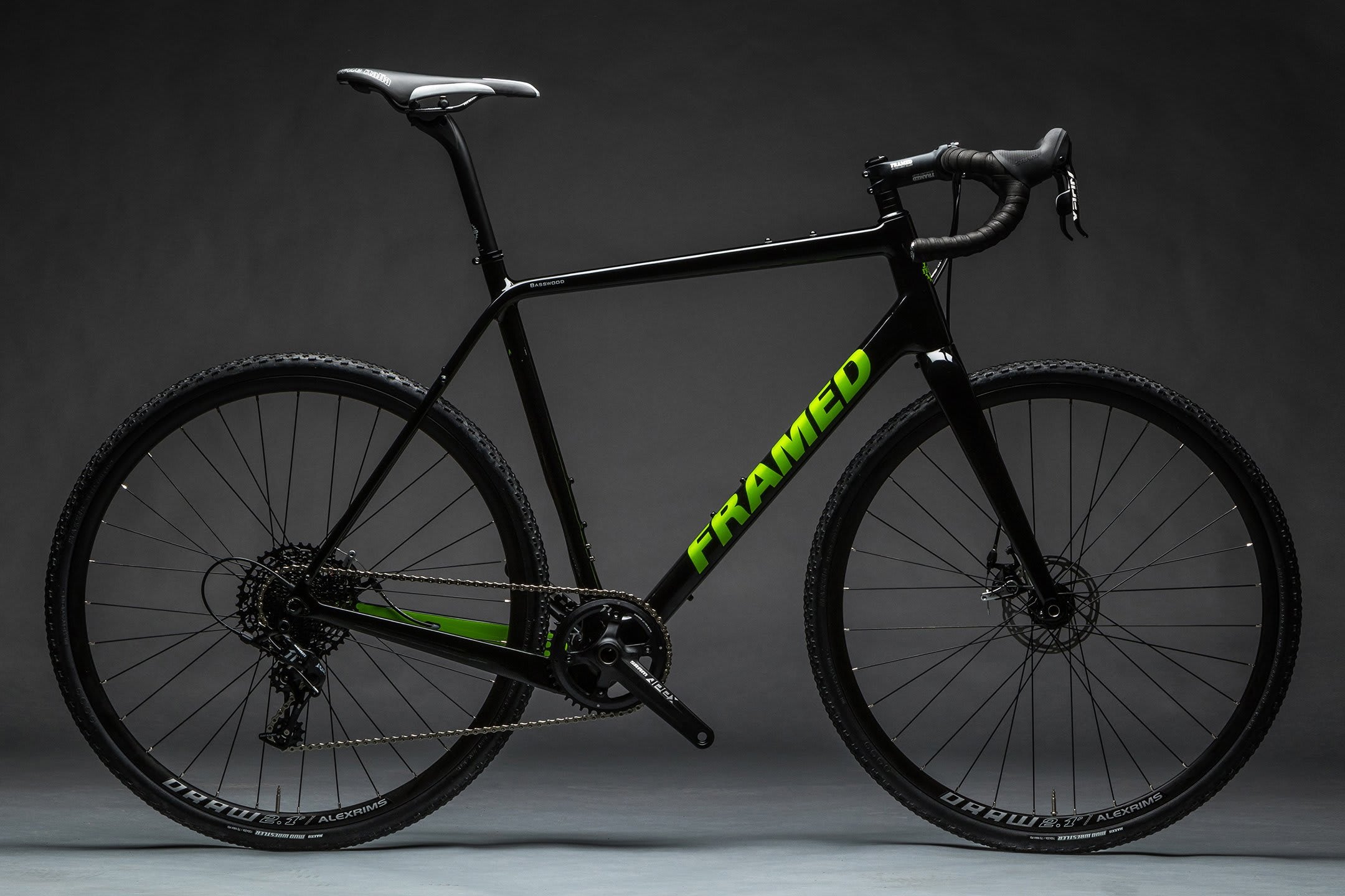 black and green bike