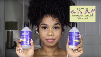 How to curly puff on medium length natural hair – Wonder Curl