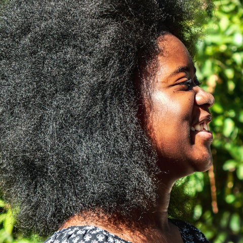 air drying on african hair