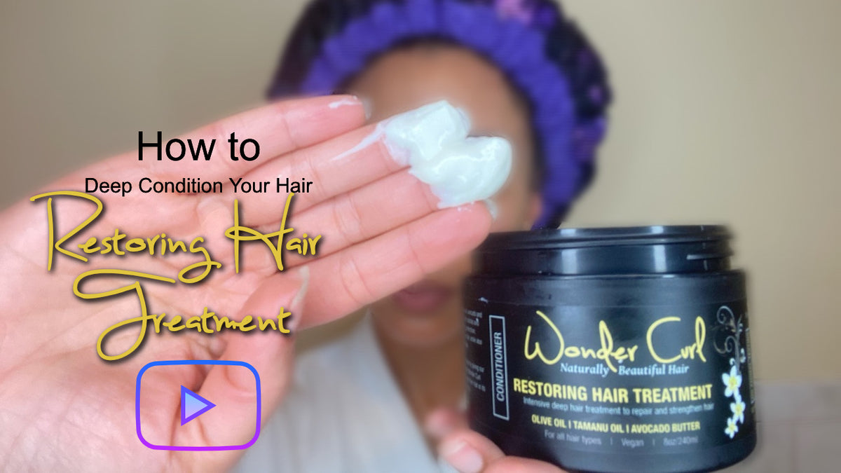 How to deep condition hair