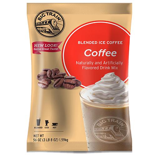 Blended Iced Coffee Big Train Mix - 3.5 pounds | Coffee Shop Supplies | Carry Out Bubble Tea Supplies