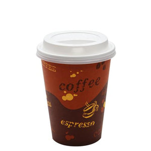 12 oz disposable coffee cups with lids