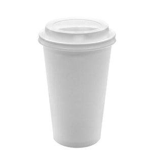 white paper cups with lids