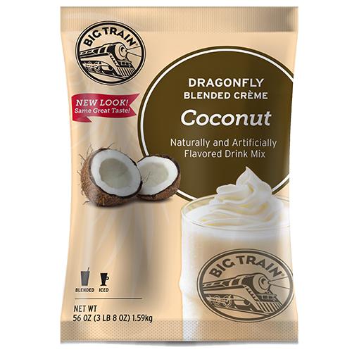 Dragonfly Blended Creme Frappe - Big Train Mix - Bag 3.5 | Coffee Shop Supplies | Carry Containers | Bubble Tea Supplies