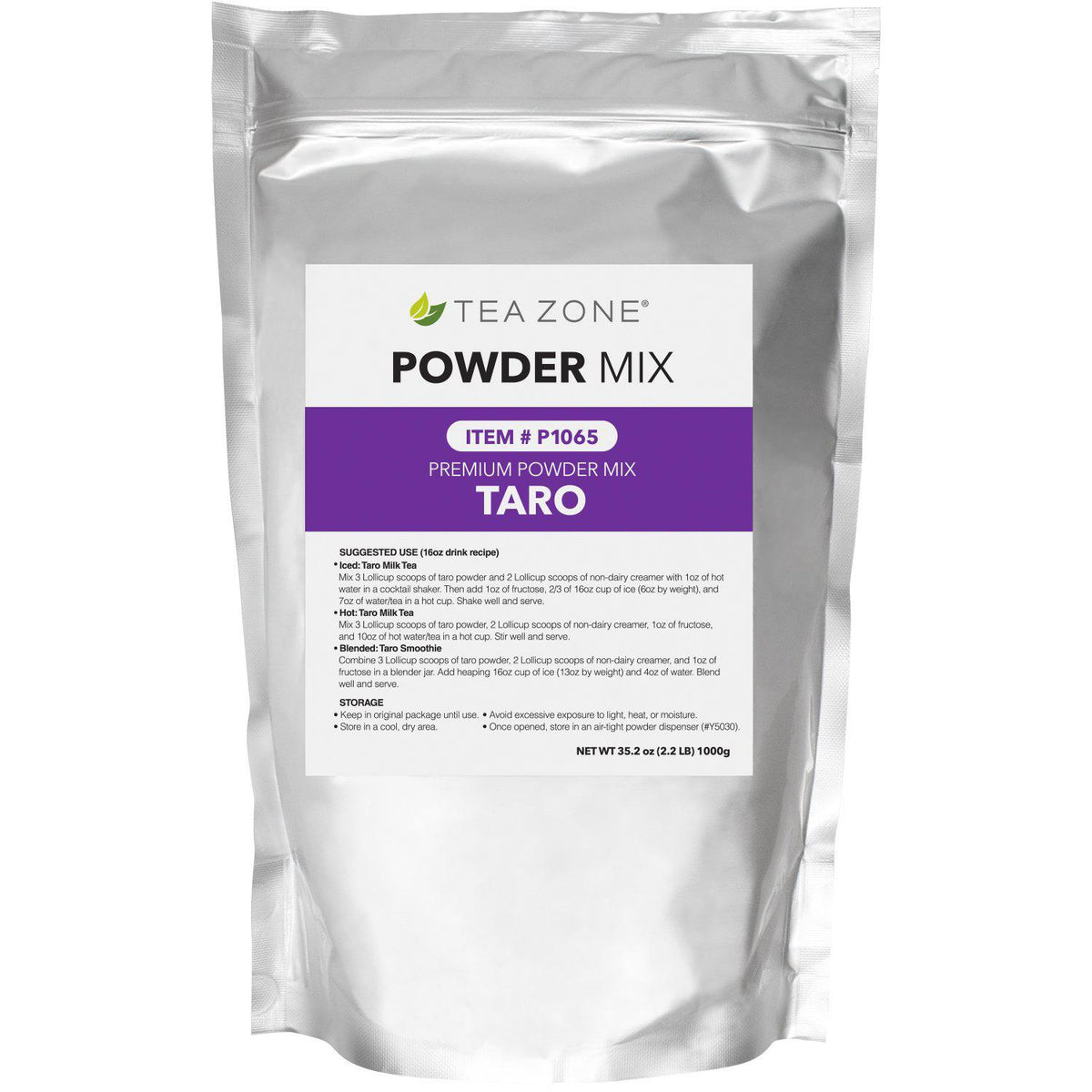 Tea Zone Taro Powder (2.2 lbs) | Coffee Shop Supplies | Carry Out