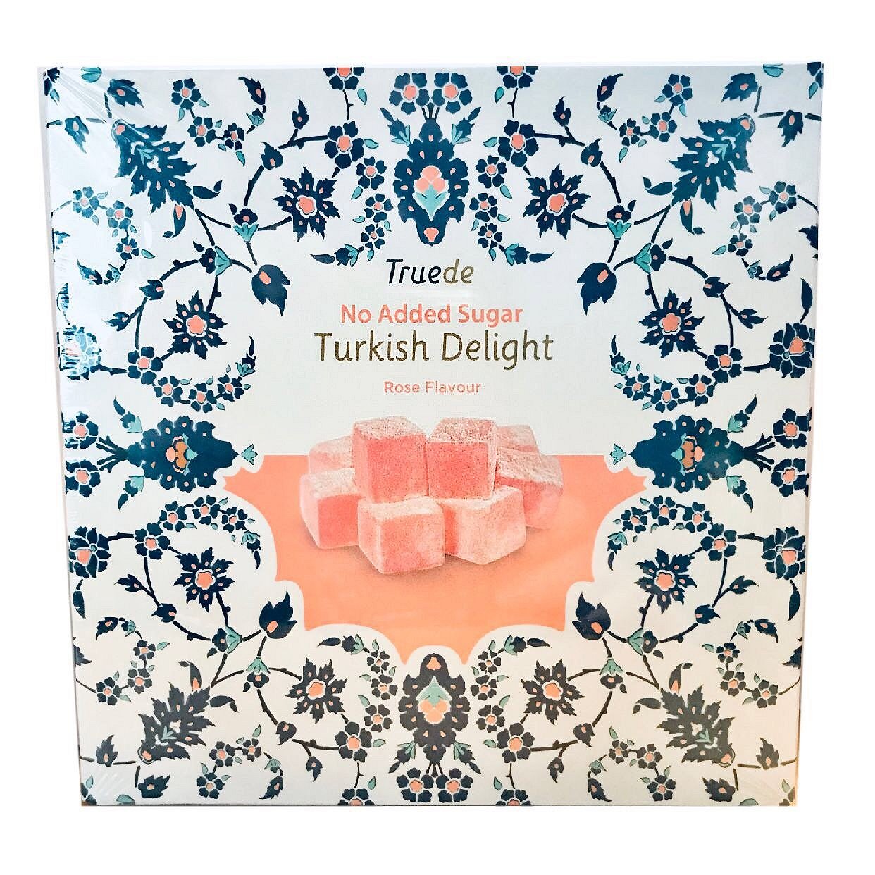 Truede No Added Sugar Rose Turkish Delight 110g - BBE: 10/23