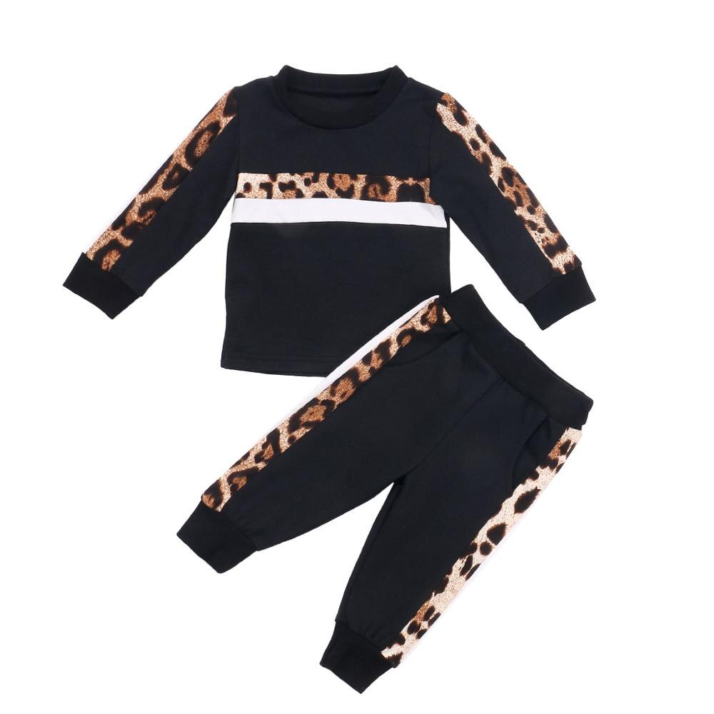 Children Leopard Tracksuits