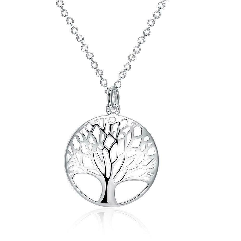 Elegant 925 Sterling Silver Pendant Necklace