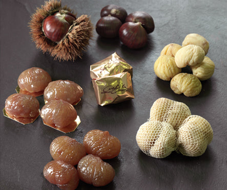 Forget Chocolate Give Candied Chestnut Instead-Chestnuts Wrapped In Tulle Muslin-myPanier