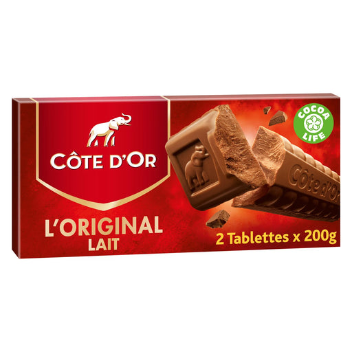 Barre chocolat praliné big nuts 75 g Cote D'Or