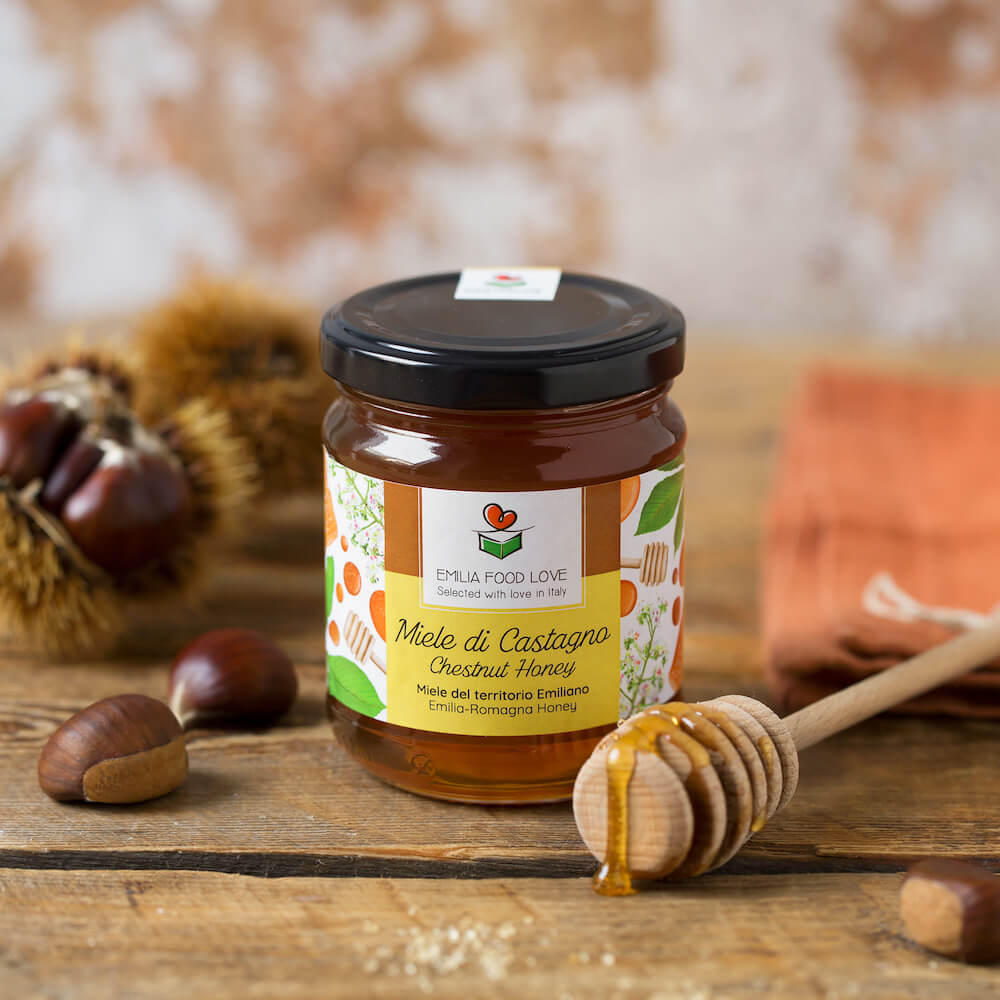 Chestnut Honey – Bold & Unsweetened, Produced in Emilia-Romagna, Italy