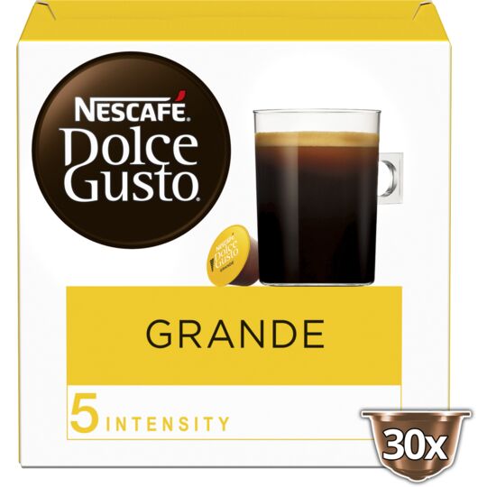 herinneringen Knop charme Nescafe Dolce Gusto Grande x30 Capsules, 240g (8.5oz)