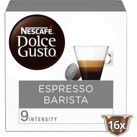 In werkelijkheid Een deel schotel Nescafe Dolce Gusto Espresso Barista #9 x16 Capsules, 112g (4oz)