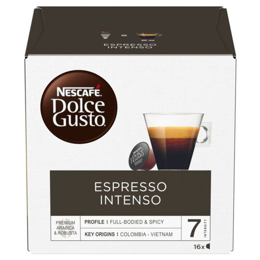 Café capsules Espresso Palermo n°10, Nescafé Dolce Gusto (x 16