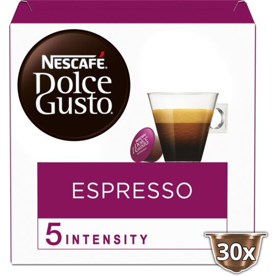aanklager Snel strand Nescafe dolce Gusto Espresso #5 x30 Capsules , 165g (5.9oz)