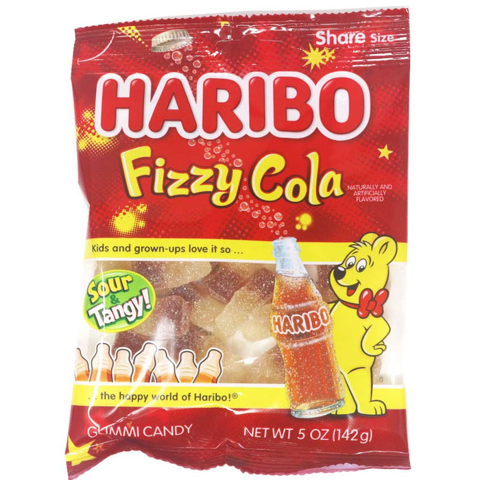 Haribo Fizzy Cola Gummy Candy 5oz Bag Mypanier