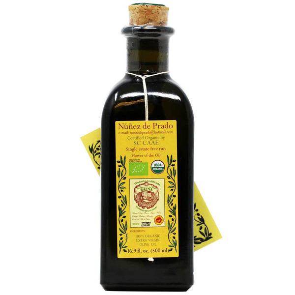 Nunez de Prado - 100% Organic Spanish Extra Virgin Olive Oil, 500ml (16 ...