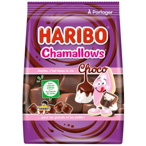 Haribo Chamallows Pink & White Marshmallows  Ingredients, Recipe, Taste,  Veg Or Non Veg, Price, etc 